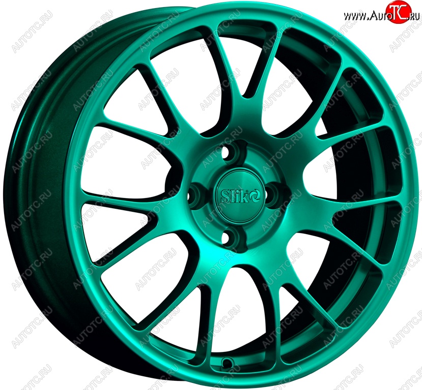 18 999 р. Кованый диск Slik Classic L-215 6.5x16   (Candy изумрудно-зеленый (Candy Green))  с доставкой в г. Воронеж