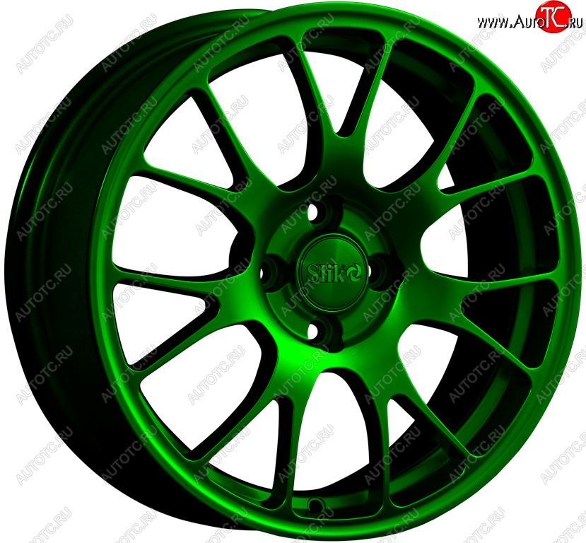 18 999 р. Кованый диск Slik Classic L-215 6.5x16   (Зеленый (GREEEN))  с доставкой в г. Воронеж
