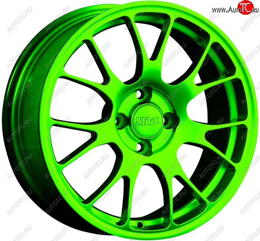 18 999 р. Кованый диск Slik Classic L-215 6.5x16   (RAL 6038 ярко-зеленый (6038))  с доставкой в г. Воронеж