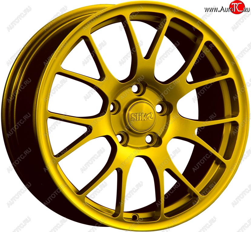 25 599 р. Кованый диск Slik Classic L-736 7.5x17   (Ярко желтый RAL1021 (YELLOW))  с доставкой в г. Воронеж