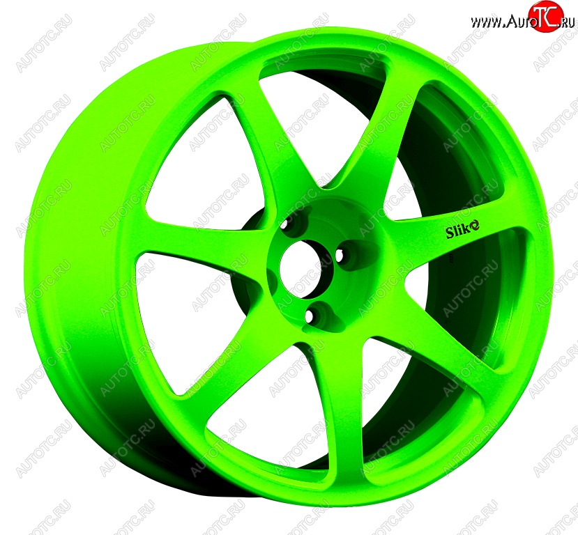 36 799 р. Кованый диск Slik Classic Sport L-751S 9.0x17   (RAL 6038 ярко-зеленый (6038))  с доставкой в г. Воронеж