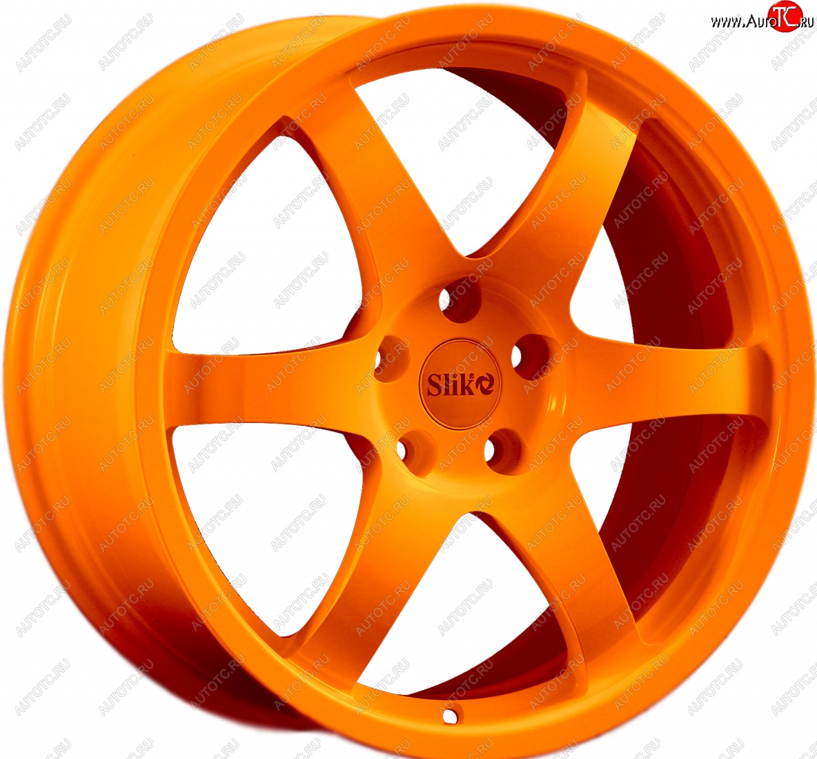 34 899 р. Кованый диск Slik Classic L-807 8.0x18   (Ярко оранжевый (ORANGE))  с доставкой в г. Воронеж