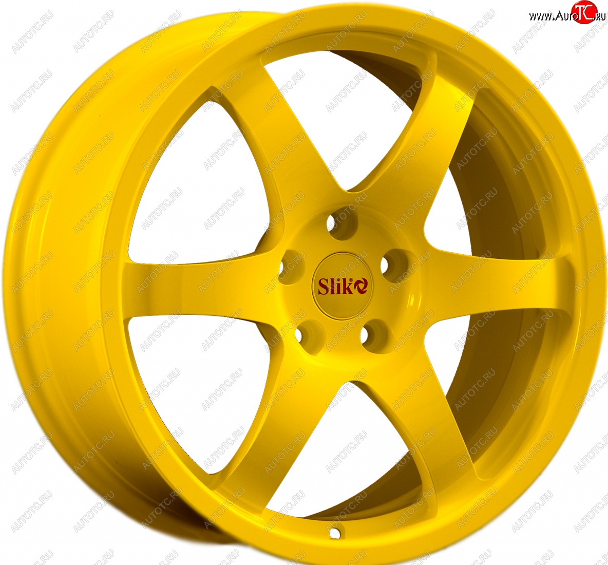 34 899 р. Кованый диск Slik Classic L-807 8.0x18   (Ярко желтый RAL1021 (YELLOW))  с доставкой в г. Воронеж