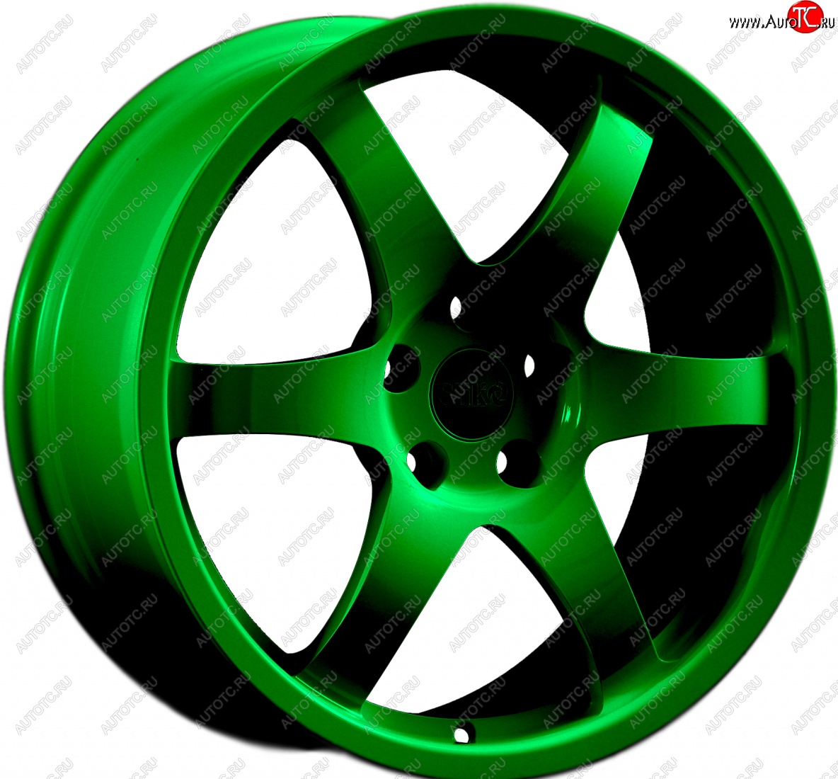 34 899 р. Кованый диск Slik Classic L-807 8.0x18   (Зеленый (GREEEN))  с доставкой в г. Воронеж