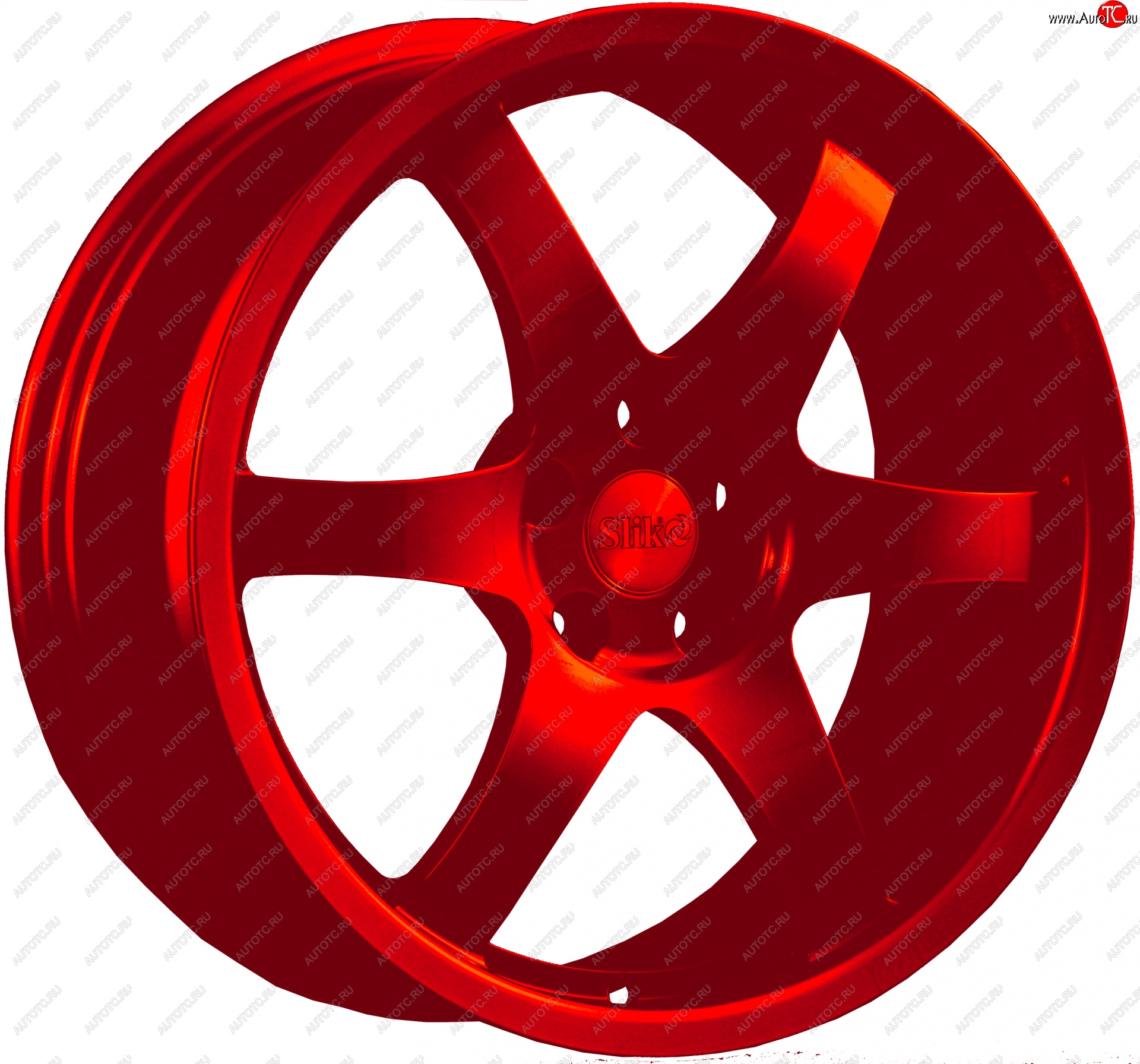 34 899 р. Кованый диск Slik Classic L-807 8.0x18   (Candy красный (Candy RED))  с доставкой в г. Воронеж