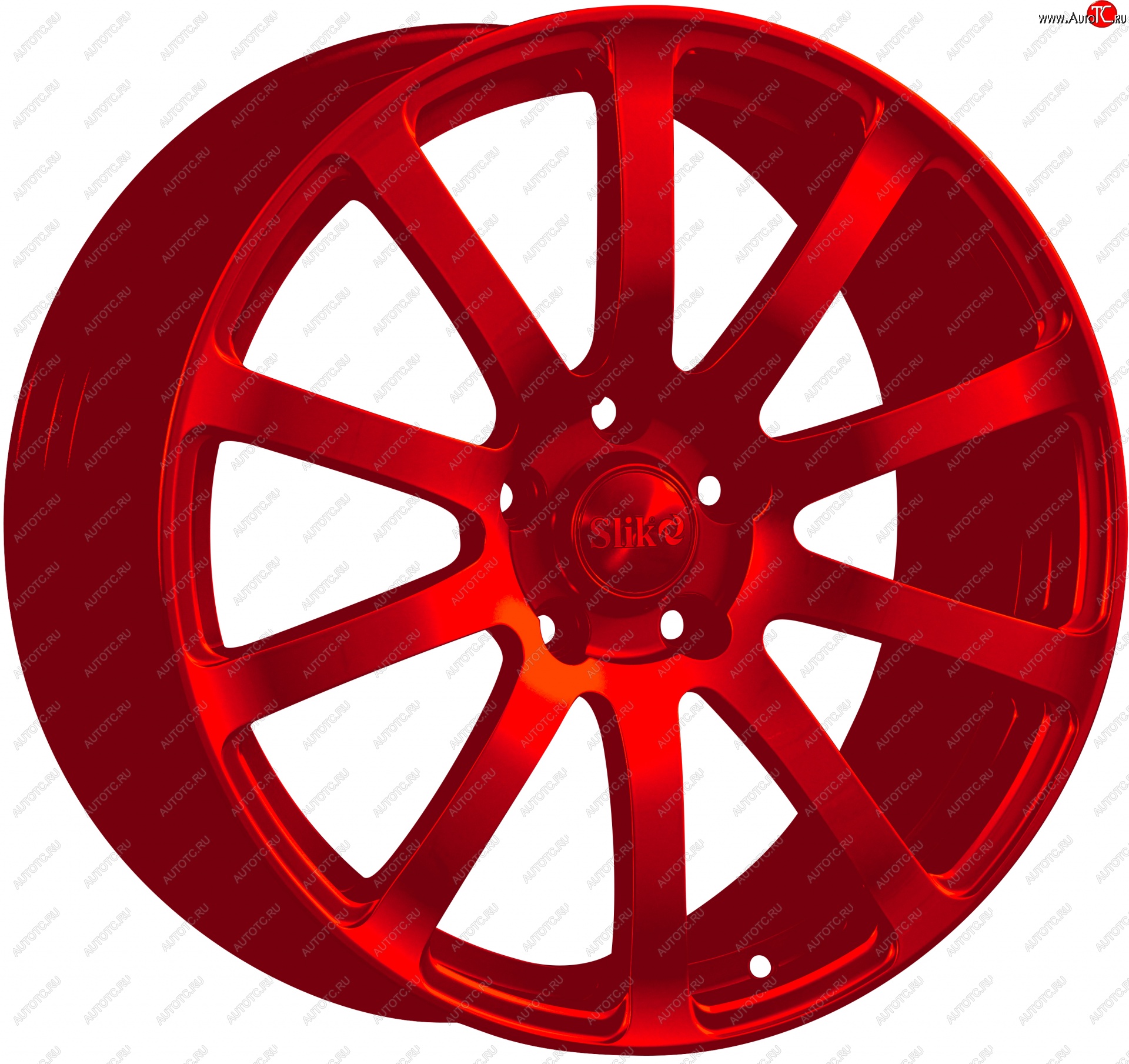 22 299 р. Кованый диск Slik PREMIUM L-812 8.0x18   (Candy алый)  с доставкой в г. Воронеж