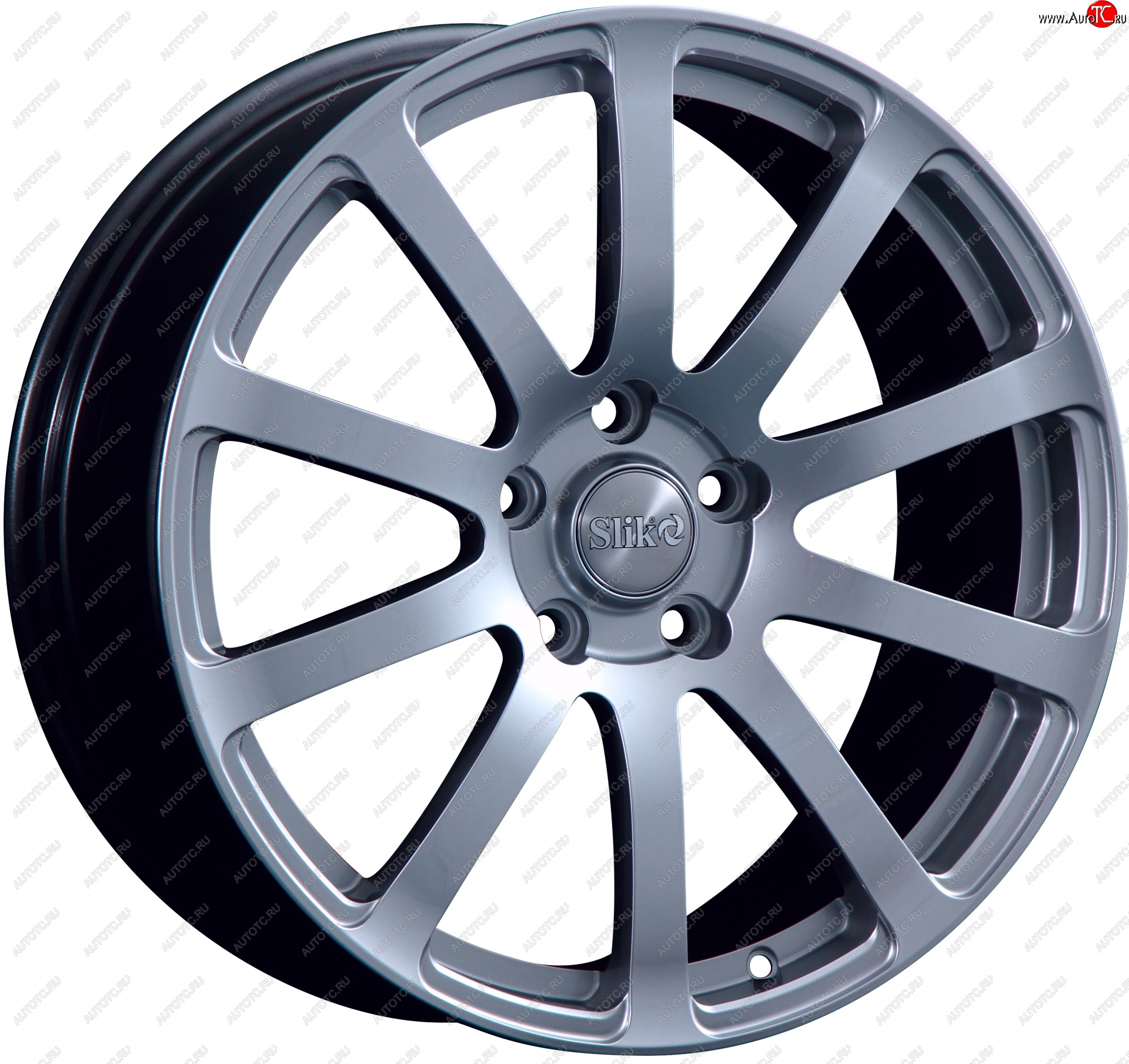 22 299 р. Кованый диск Slik PREMIUM L-812 8.0x18   (Графит глянцевый (GM))  с доставкой в г. Воронеж