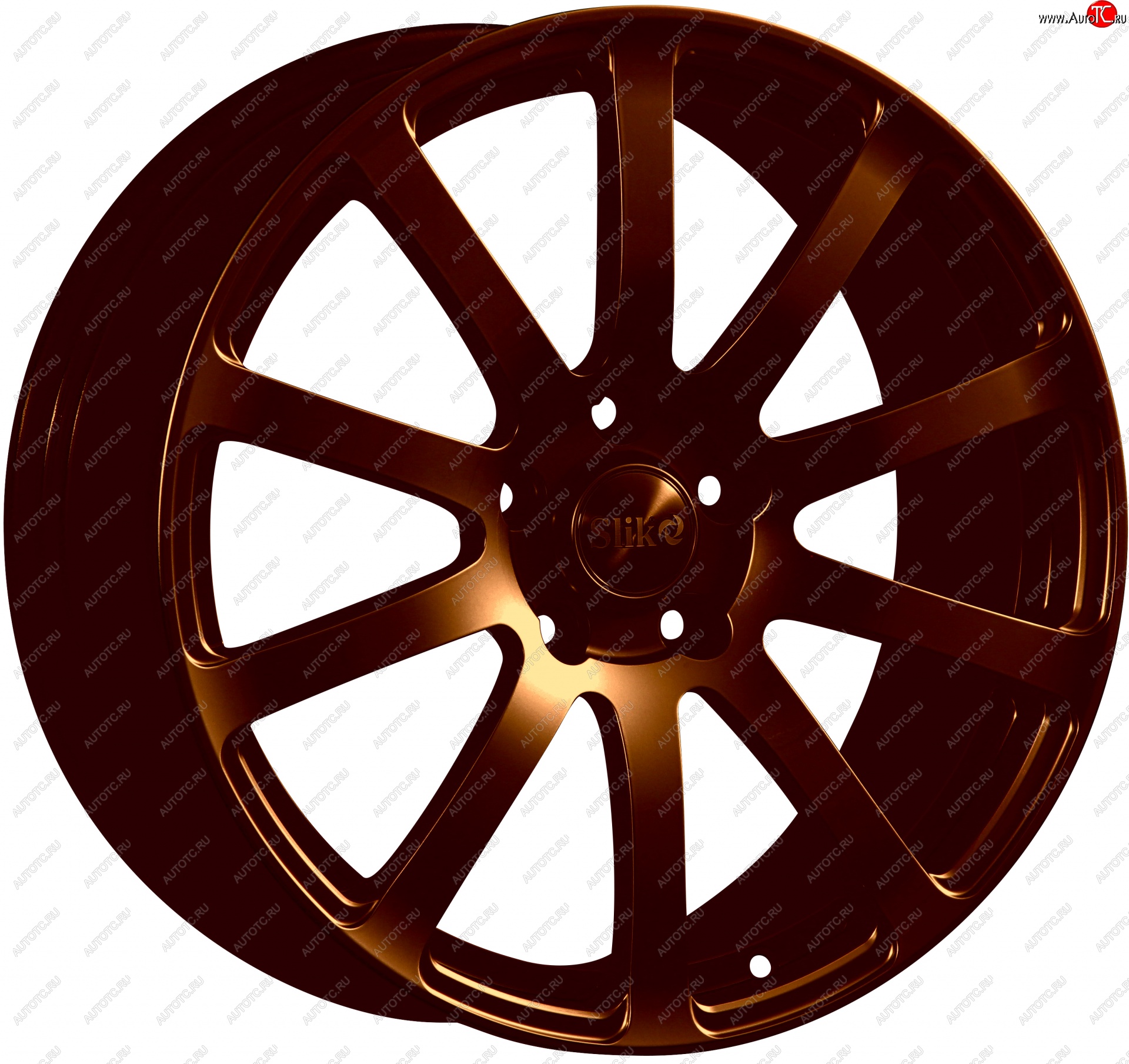 22 299 р. Кованый диск Slik PREMIUM L-812 8.0x18   (Коньячная бронза матовый (MBRZCGN))  с доставкой в г. Воронеж