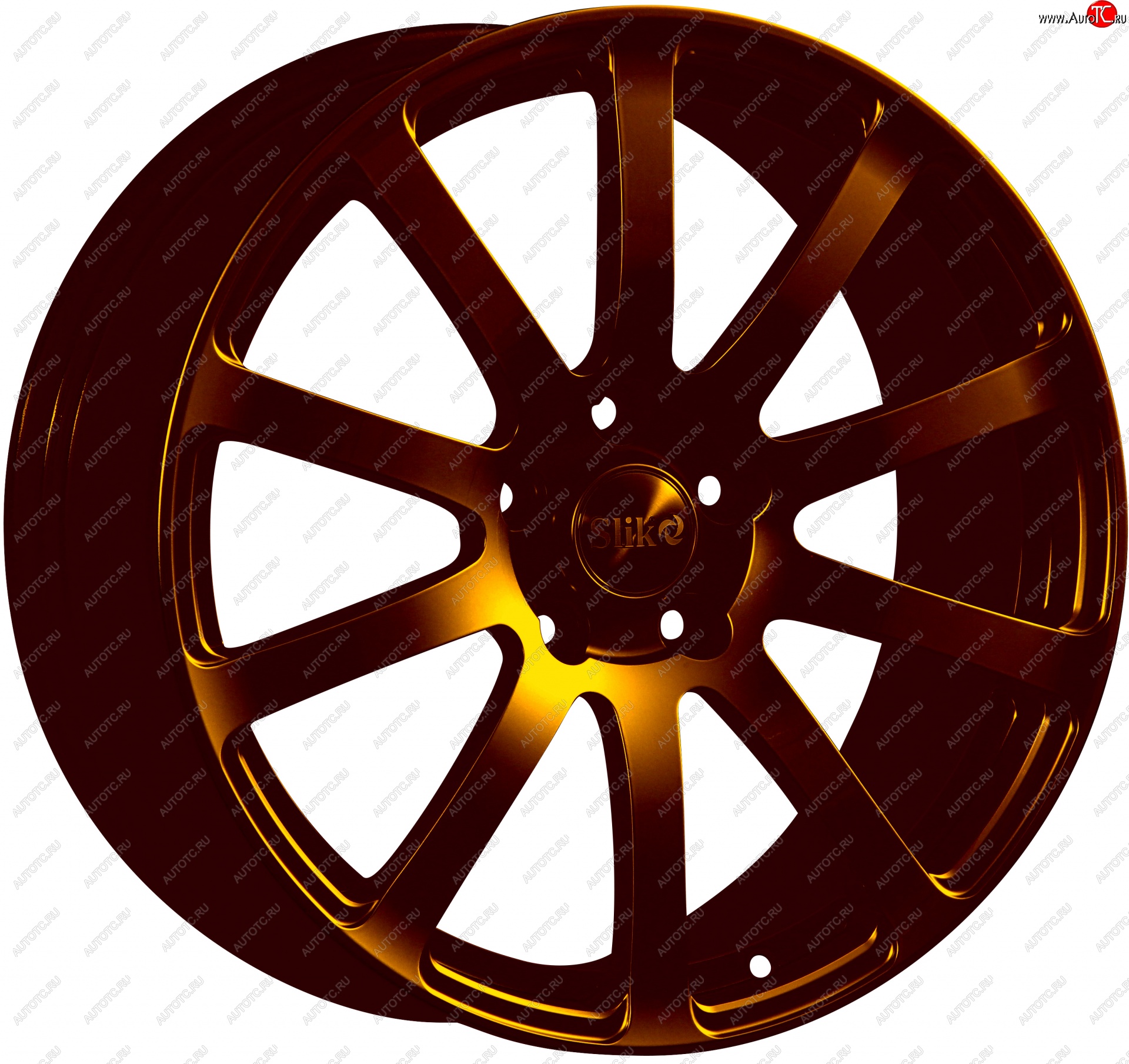 22 299 р. Кованый диск Slik PREMIUM L-812 8.0x18   (Коньячная бронза глянец (BRZCGN))  с доставкой в г. Воронеж