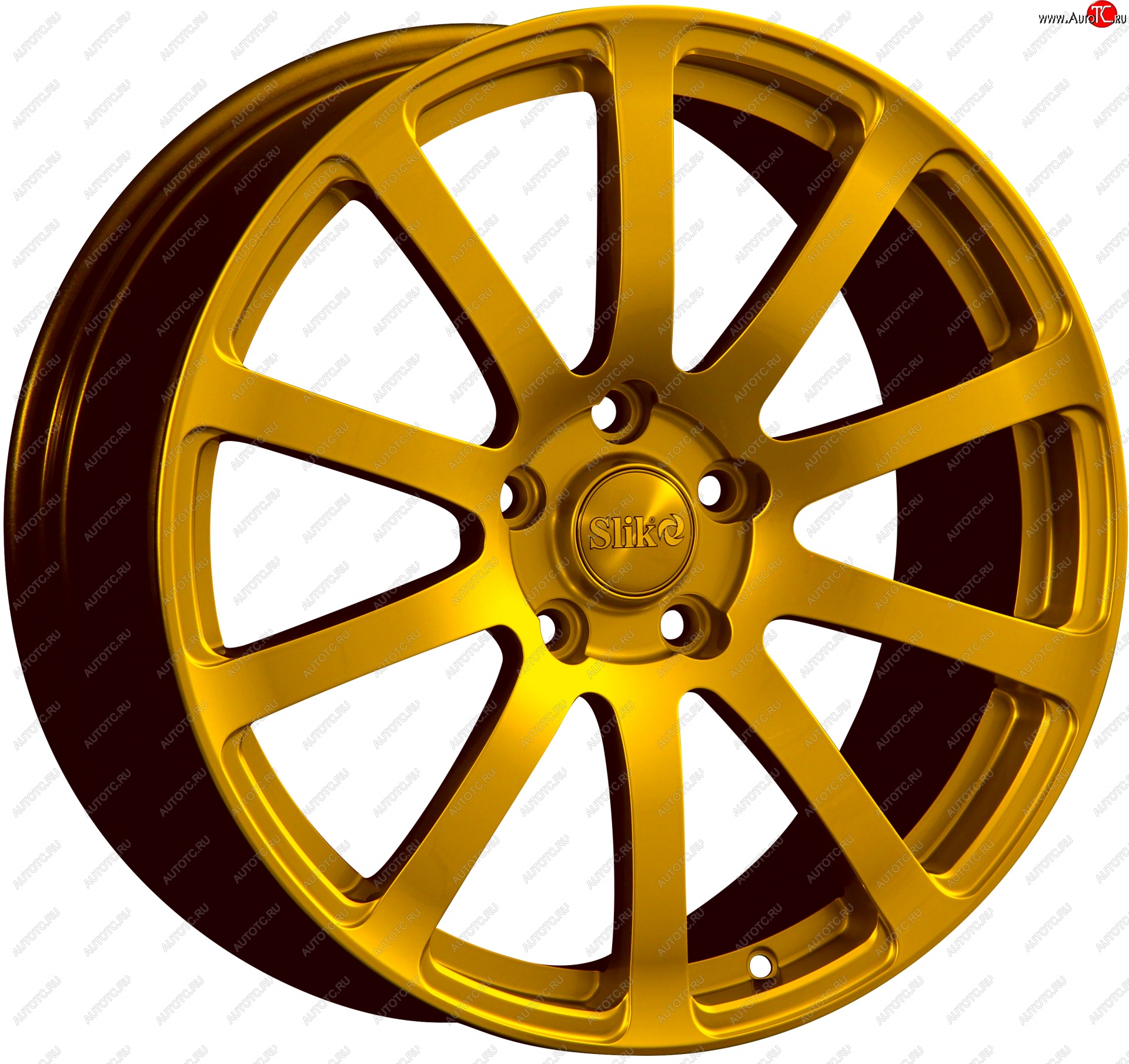 22 299 р. Кованый диск Slik PREMIUM L-812 8.0x18   (Ярко желтый RAL1021 (YELLOW))  с доставкой в г. Воронеж