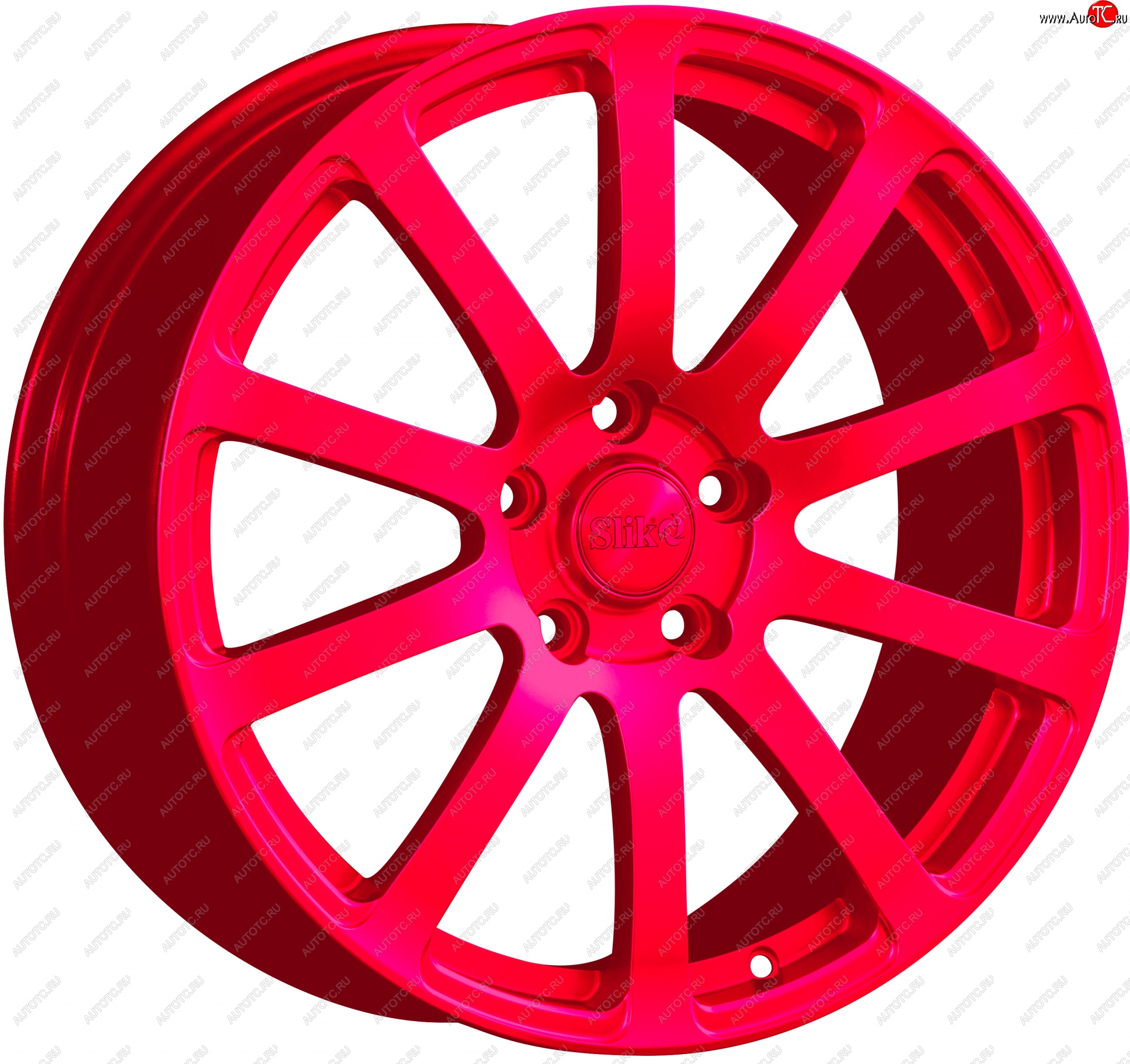 22 299 р. Кованый диск Slik PREMIUM L-812 8.5x18   (Candy рубиновый (Candy RUBIN))  с доставкой в г. Воронеж