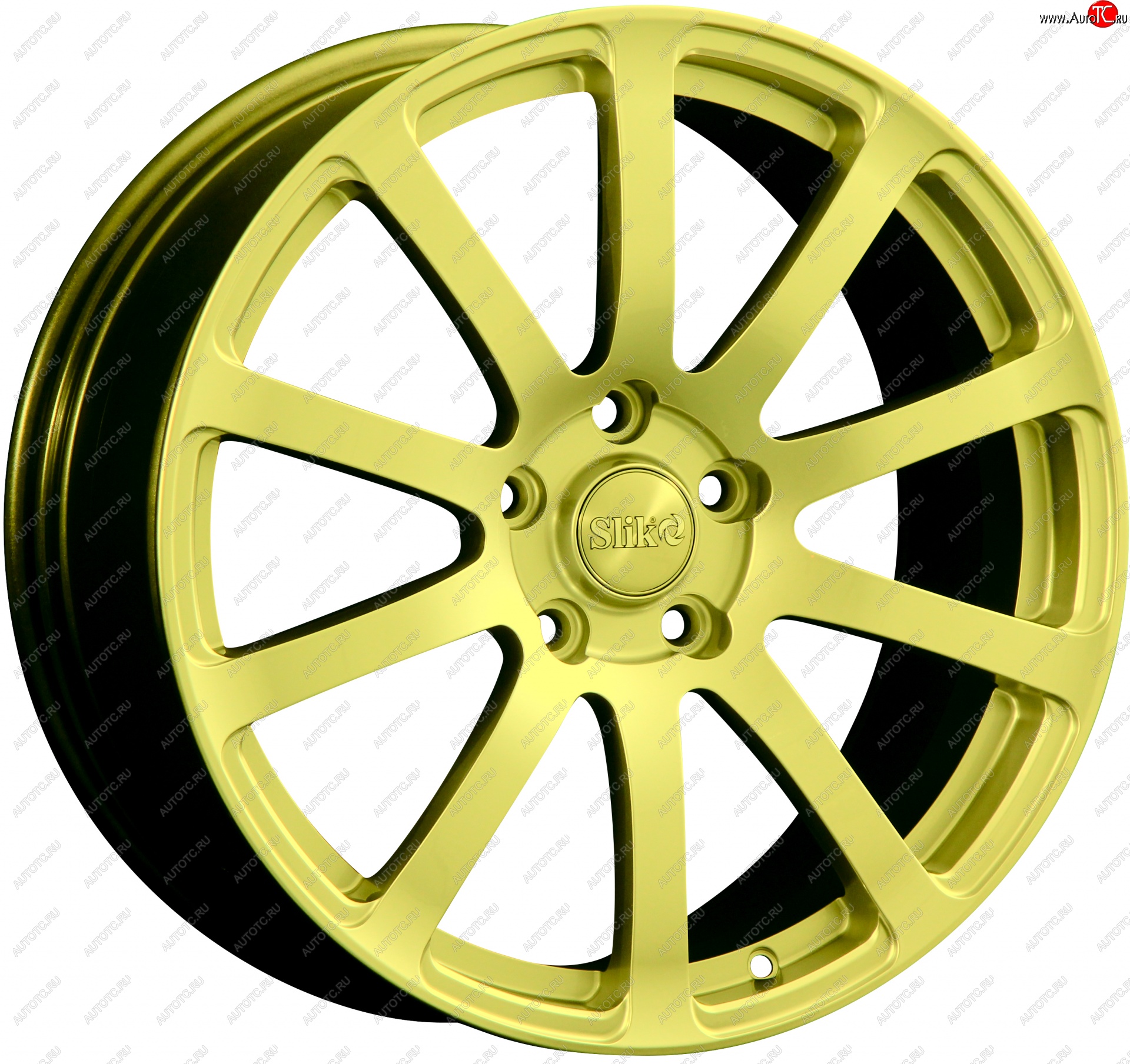22 299 р. Кованый диск Slik PREMIUM L-812 8.5x18   (Золотой (G))  с доставкой в г. Воронеж