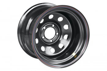 6 499 р. Штампованый диск OFF-ROAD Wheels (усиленный, круг) 10.0x15   (Цвет: черный)  с доставкой в г. Воронеж. Увеличить фотографию 2