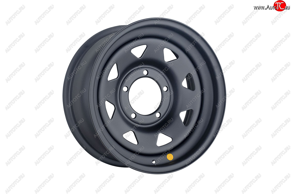 6 449 р. Штампованый диск OFF-ROAD Wheels (стальной усиленный, треугольник мелкий - черный матовый). 7.0 x 16    с доставкой в г. Воронеж