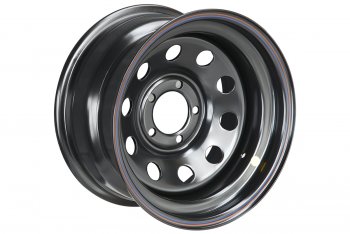 Штампованый диск OFF-ROAD Wheels (усиленный, круг) 8.0x15  (Цвет: черный)