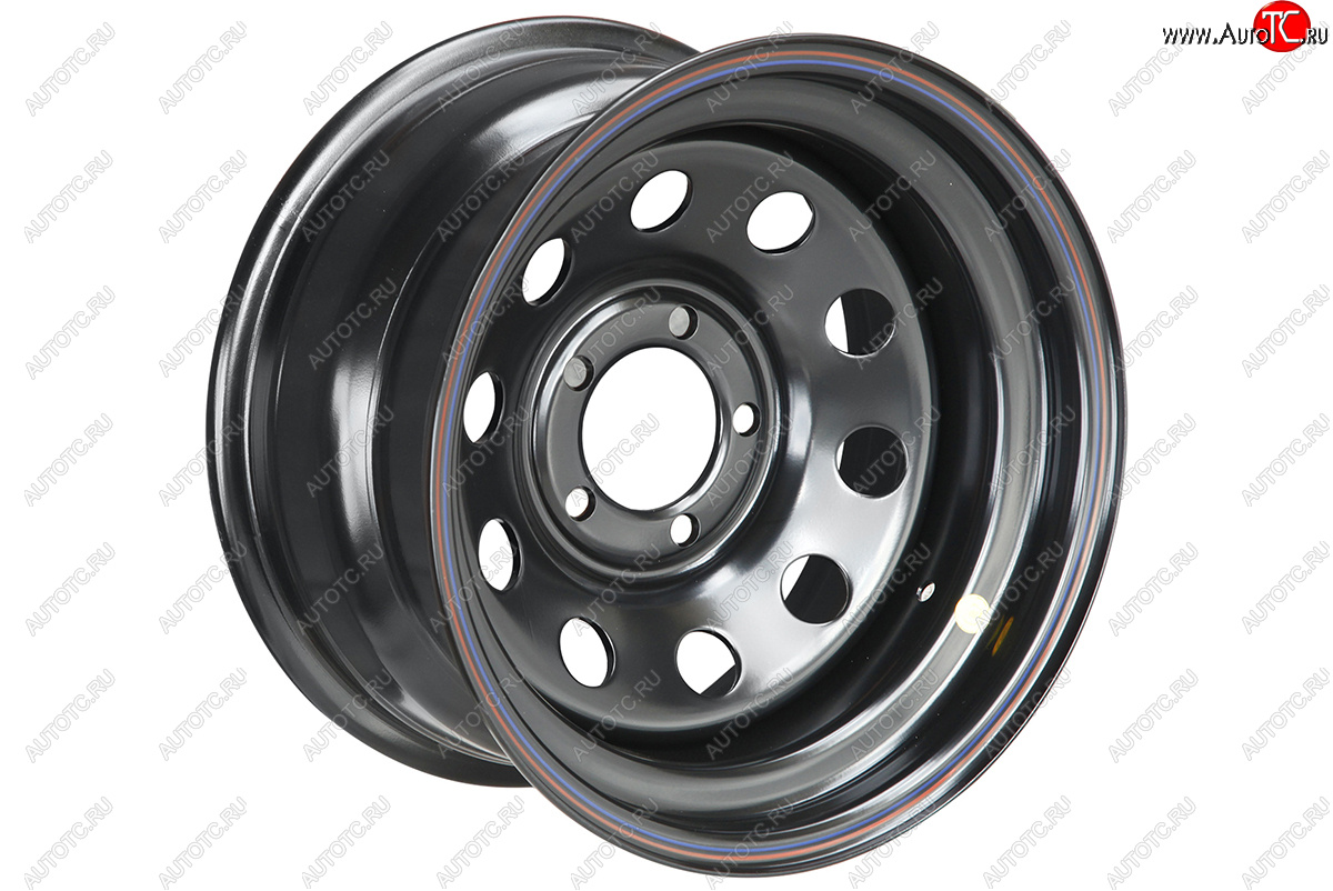 5 749 р. Штампованый диск OFF-ROAD Wheels (усиленный, круг) 8.0x15   (Цвет: черный)  с доставкой в г. Воронеж