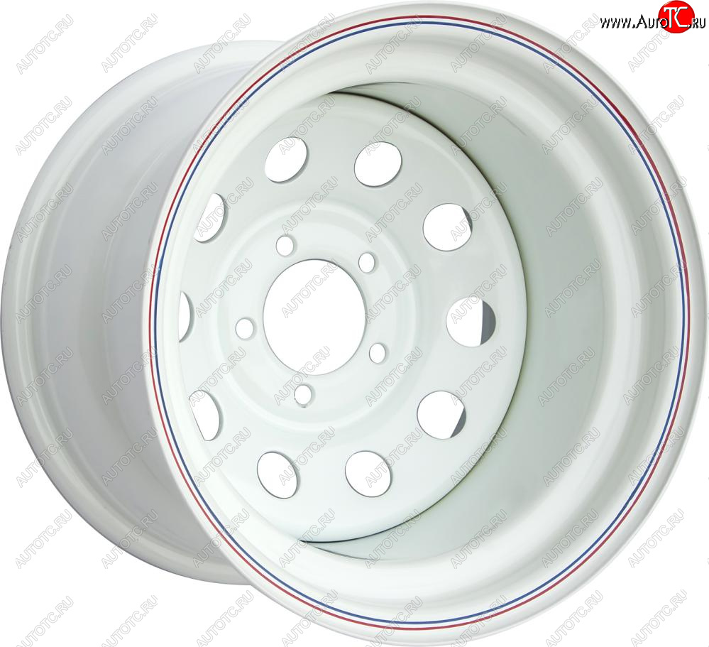 6 499 р. Штампованый диск OFF-ROAD Wheels (усиленный, круг) 10.0x15   (Цвет: белый)  с доставкой в г. Воронеж