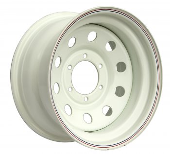 Штампованый диск OFF-ROAD Wheels (стальной усиленный, круг - белый). 7.0 x 15 
