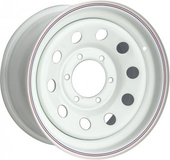 Штампованый диск OFF-ROAD Wheels (стальной усиленный, круг - белый). 7.0 x 16 Nissan Terrano WD21 дорестайлинг (1985-1995) 6x139.7xDIA110.0xET30.0