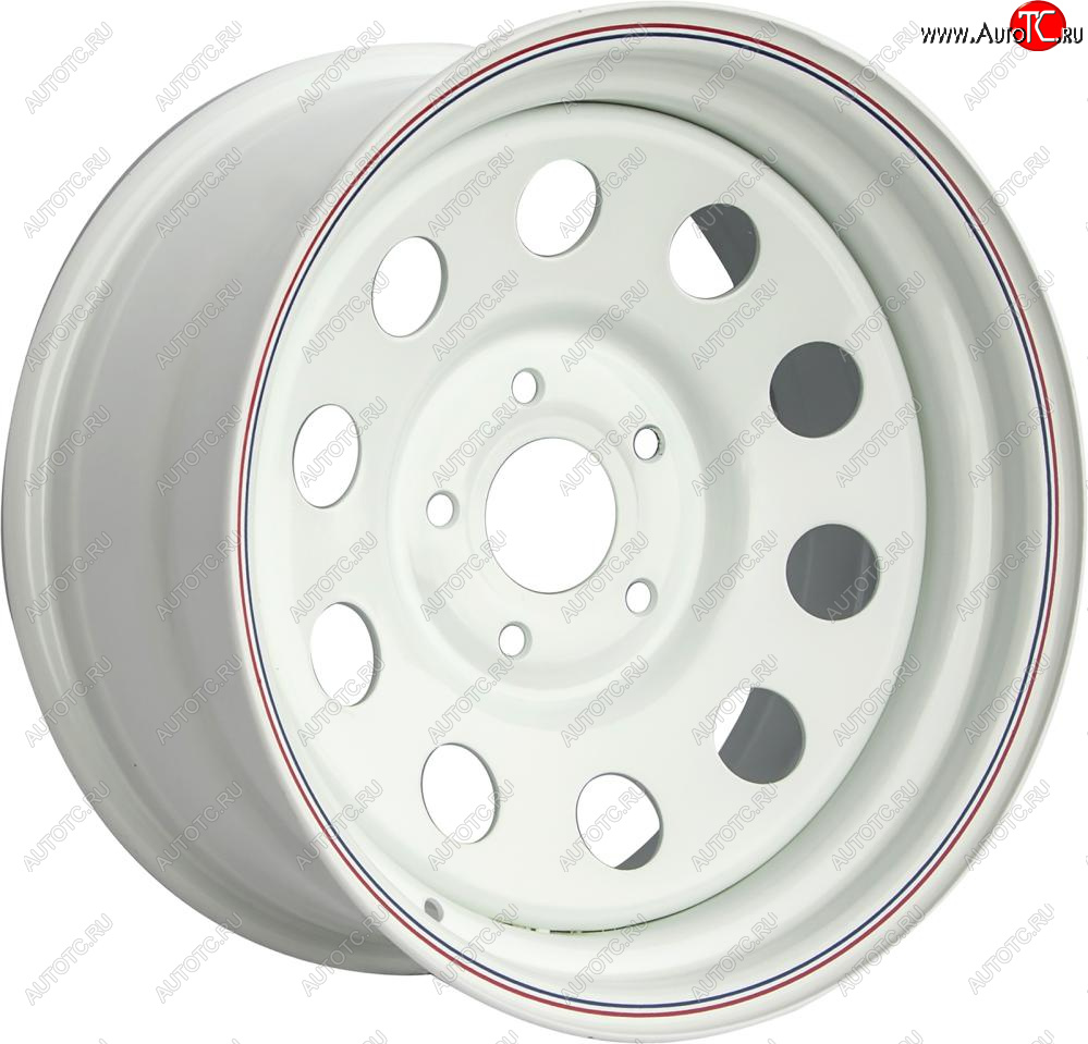 4 999 р. Штампованый диск OFF-ROAD Wheels (усиленный, круг) 8.0x15   (Цвет: белый)  с доставкой в г. Воронеж