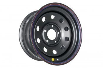 Штампованый диск OFF-ROAD Wheels (усиленный, круг) 8.0x16  (Цвет: черный)