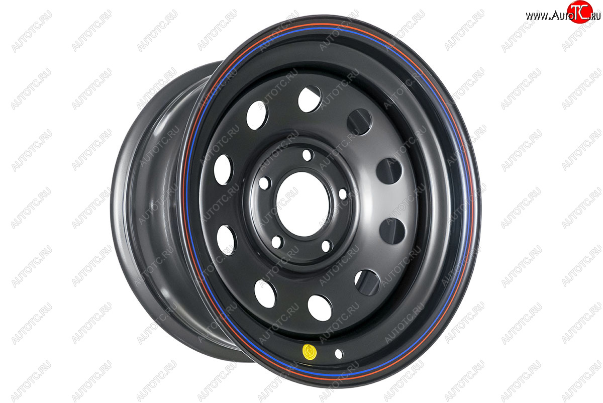 6 599 р. Штампованый диск OFF-ROAD Wheels (усиленный, круг) 8.0x16   (Цвет: черный)  с доставкой в г. Воронеж