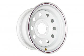 Штампованый диск OFF-ROAD Wheels (стальной усиленный, круг - белый). 8.0 x 16 Лада нива 4х4 2121 Бронто 3 дв. 2-ой рестайлинг (2019-2025) 5x139.7xDIA110.0xET15.0