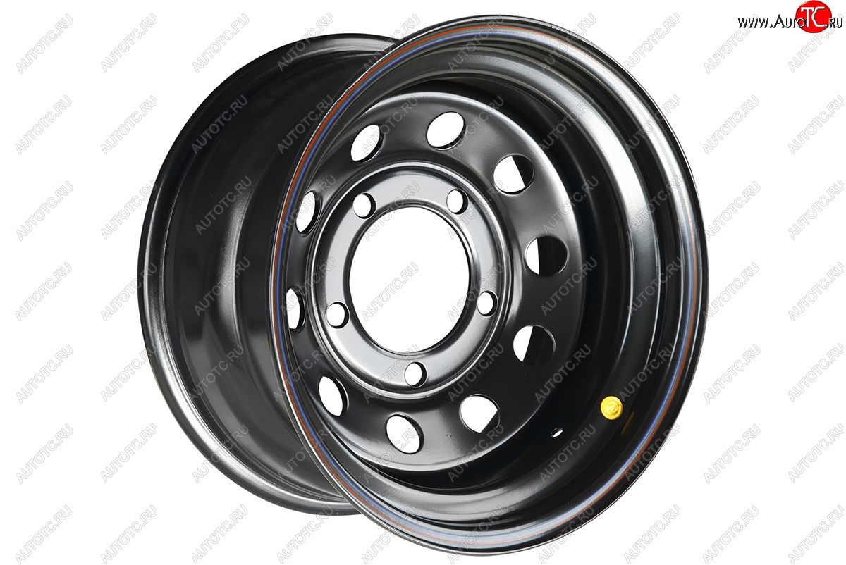 6 599 р. Штампованый диск OFF-ROAD Wheels (усиленный, круг) 8.0x16   (Цвет: черный)  с доставкой в г. Воронеж