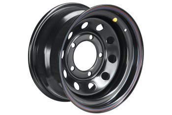 Штампованый диск OFF-ROAD Wheels (усиленный, круг) 8.0x16  (Цвет: черный)