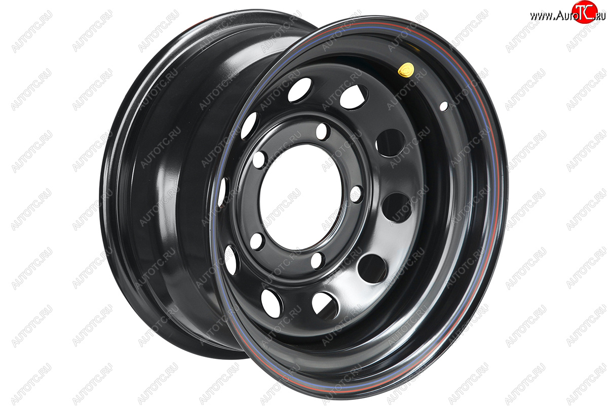 6 599 р. Штампованый диск OFF-ROAD Wheels (усиленный, круг) 8.0x16   (Цвет: черный)  с доставкой в г. Воронеж
