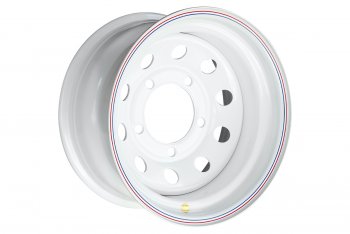 Штампованый диск OFF-ROAD Wheels (усиленный, круг) 8.0x16  (Цвет: белый)