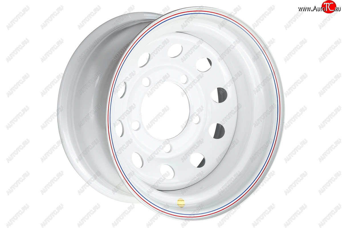 6 599 р. Штампованый диск OFF-ROAD Wheels (усиленный, круг) 8.0x16   (Цвет: белый)  с доставкой в г. Воронеж