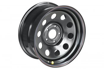 8 449 р. Штампованый диск OFF-ROAD Wheels (усиленный, круг) 8.0x17   (Цвет: черный)  с доставкой в г. Воронеж. Увеличить фотографию 2