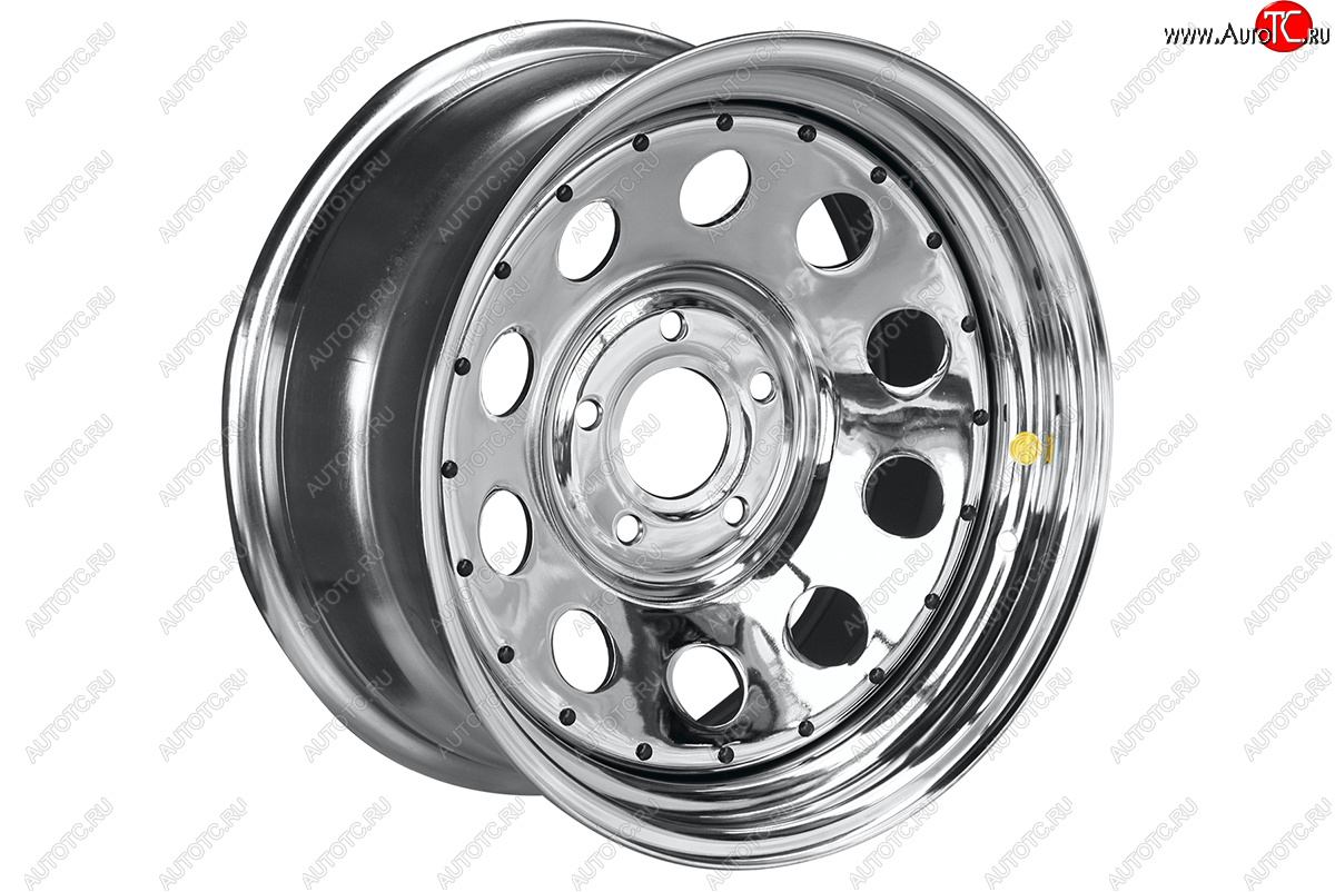 9 999 р. Штампованый диск OFF-ROAD Wheels (усиленный, круг) 8.0x17   (Цвет: хром)  с доставкой в г. Воронеж