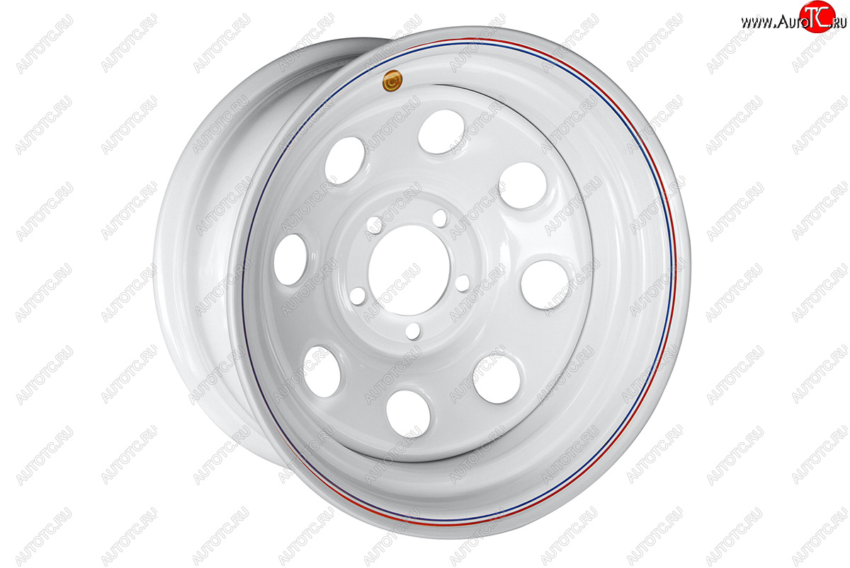 8 449 р. Штампованый диск OFF-ROAD Wheels (усиленный, круг) 8.0x17   (Цвет: белый)  с доставкой в г. Воронеж