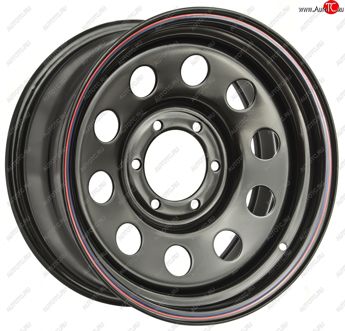 8 459 р. Штампованый диск OFF-ROAD Wheels (стальной усиленный, круг - черный). 8.0 x 17    с доставкой в г. Воронеж