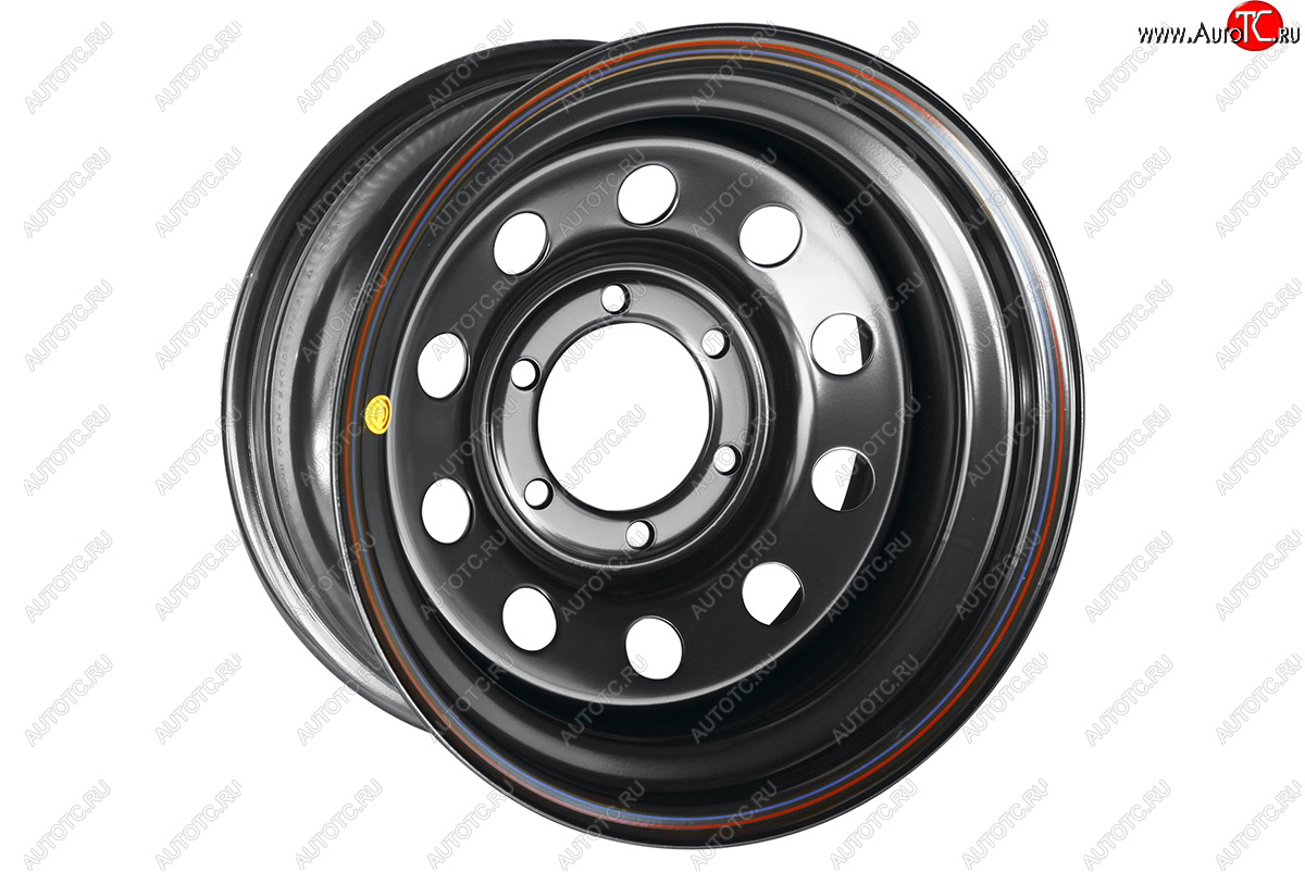9 999 р. Штампованый диск OFF-ROAD Wheels (стальной усиленный, круг - черный). 8.0 x 18    с доставкой в г. Воронеж
