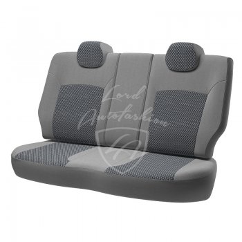 5 399 р. Чехлы для сидений Lord Autofashion Дублин (жаккард)  Лада 21099 (1990-2004) (Оникс серый, вставка Стежок серый)  с доставкой в г. Воронеж. Увеличить фотографию 2