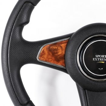 3 389 р. Рулевое колесо Sport Extrim Delux (Ø360 мм)  ВИС 2346 ( бортовой,  фургон,) (1998-2025), ВИС 23461 ( бортовой,  фургон,) (1998-2025), Лада 2101 (1970-1988), Лада 2102 (1971-1985), Лада 2103 (1972-1984), Лада 2104 (1984-2012), Лада 2105 (1979-2010), Лада 2106 (1975-2005), Лада 2107 (1982-2012), Лада Нива 4х4  2121 (1977-2019), Лада нива 4х4 ( 2131,  2329,  2121-80,  2121 Бронто,  2121,  2121 (Legend)) (1993-2025) (Дерево)  с доставкой в г. Воронеж. Увеличить фотографию 4