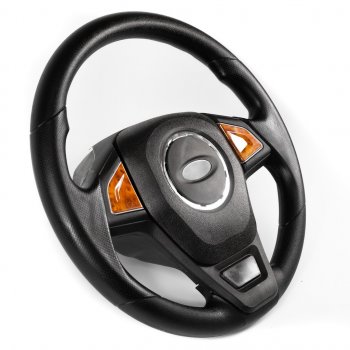 2 969 р. Рулевое колесо Барс Премиум (под знак LADA, Ø360)  Лада 2108 - Надежда  2120 (Дерево)  с доставкой в г. Воронеж. Увеличить фотографию 2