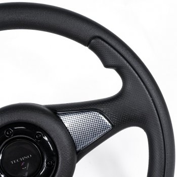3 399 р. Рулевое колесо Sport Extrim Delux (Ø360 мм) Лада 21099 (1990-2004) (Карбон)  с доставкой в г. Воронеж. Увеличить фотографию 3