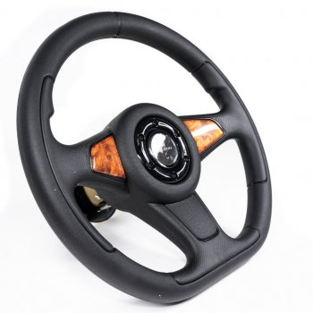 3 399 р. Рулевое колесо Sport Extrim Delux (Ø360 мм)  Лада 2108 - Надежда  2120 (Дерево)  с доставкой в г. Воронеж. Увеличить фотографию 2