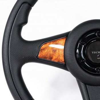 3 399 р. Рулевое колесо Sport Extrim Delux (Ø360 мм)  Лада 2108 - Надежда  2120 (Дерево)  с доставкой в г. Воронеж. Увеличить фотографию 4
