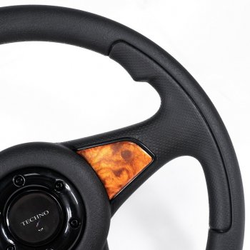3 399 р. Рулевое колесо Sport Extrim Delux (Ø360 мм)  Лада 2108 - Надежда  2120 (Дерево)  с доставкой в г. Воронеж. Увеличить фотографию 3