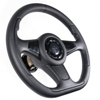 3 399 р. Рулевое колесо Sport Extrim Delux (Ø360 мм)  Лада 2108 - Надежда  2120 (Черный)  с доставкой в г. Воронеж. Увеличить фотографию 3