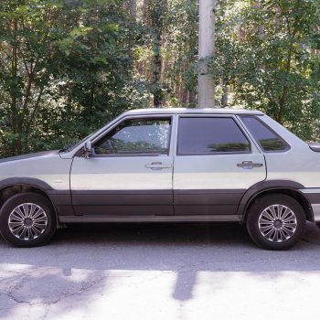 679 р. Пороги накладки Autodemic Лапша Лада 21099 (1990-2004) (Текстурная поверхность)  с доставкой в г. Воронеж. Увеличить фотографию 6
