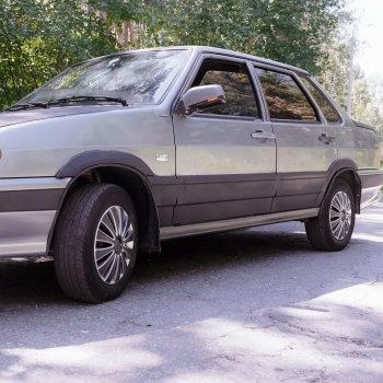 679 р. Пороги накладки Autodemic Лапша Лада 21099 (1990-2004) (Текстурная поверхность)  с доставкой в г. Воронеж. Увеличить фотографию 8