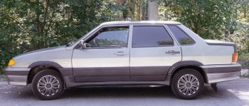 799 р. Пороги накладки Катран Лада 2109 (1987-2004) (Текстурная поверхность)  с доставкой в г. Воронеж. Увеличить фотографию 5