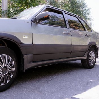 799 р. Пороги накладки Катран Лада 2109 (1987-2004) (Текстурная поверхность)  с доставкой в г. Воронеж. Увеличить фотографию 6