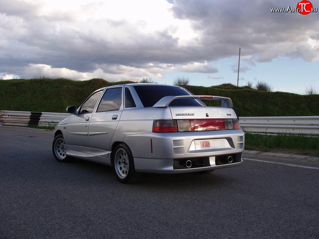 9 799 р. Задний бампер Titan-Racing 2  Лада 2110 (1995-2007) седан (Неокрашенный)  с доставкой в г. Воронеж